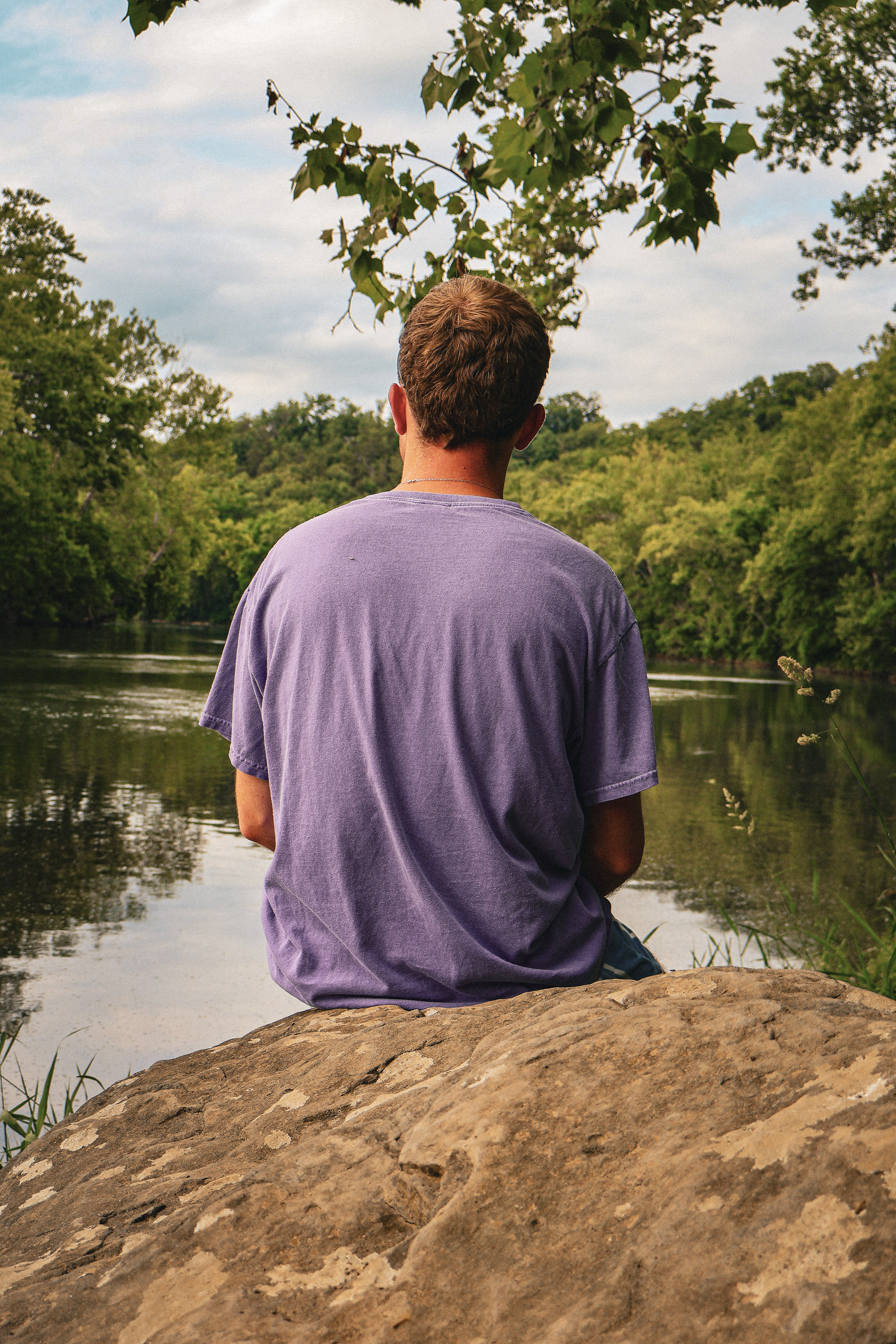 A quiet moment by the river on a summer afternoon.